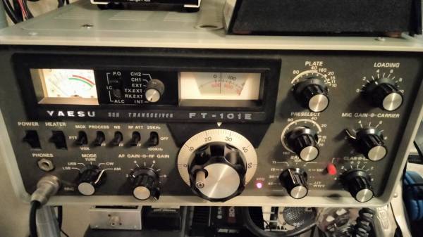 Photo YAESU FT-101E HF Ham Radio in Excellent Condition, Full Power Out. $450