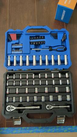 Photo kobalt 91 pc tool set SAE  metric, brand new in box $35