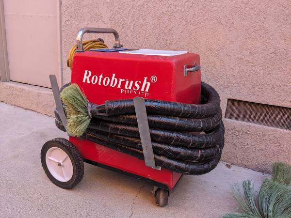 Photo rotobrush Air duct cleaning machine $2,000