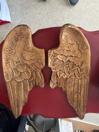Photo Gold Angel Wings Decor $30