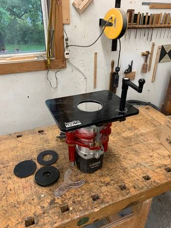 Photo Router  Router Table Lift $450