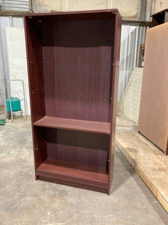 Bookcases7 ft.(1) 6 ft. (1) 4 ft.(4) and 3 ft.(1) $25