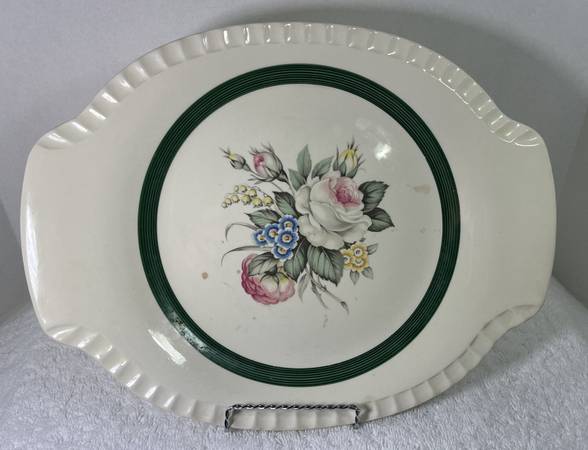 Photo 14 Oval Serving Platter Antoinette by Salem- Discontinued $25