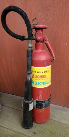 Photo 1950s Fire Extinguisher $30