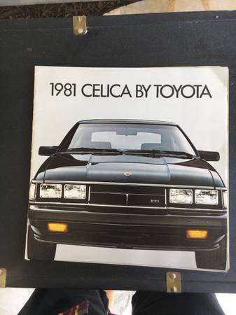 Photo 1981 Toyota Celica Sales Brochure $25