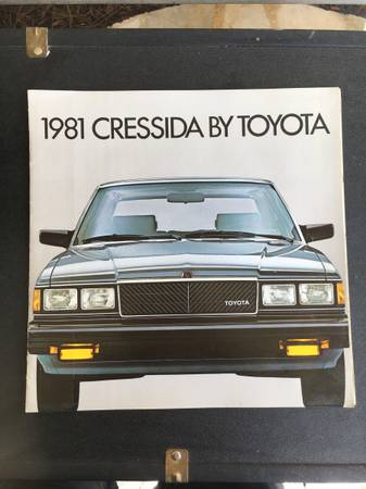 Photo 1981 Toyota Cressida Sales Brochure $25