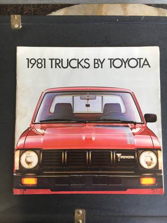 Photo 1981 Toyota Truck Sales Brochure $25