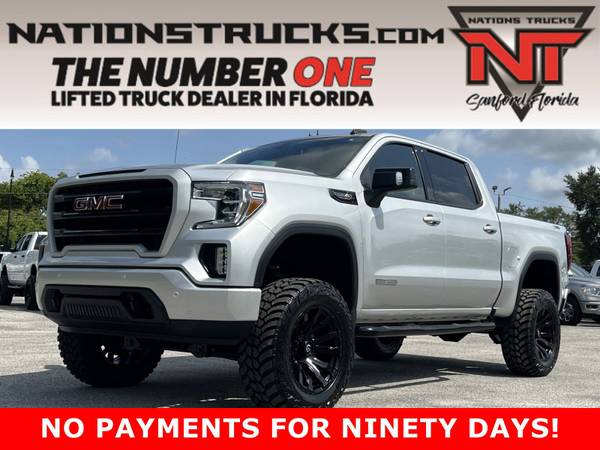 Photo 2021 GMC 1500 ELEVATION X31 Crew Cab 4X4 LIFTED TRUCK - LOW MILES $57,995
