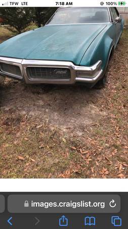 Photo Antique 1969 Oldsmobile Toronado, ready to restore $7,000