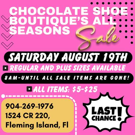 Photo Chocolate Shoe Boutiques All Seasons Inventory SALE $5