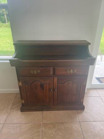 Photo Dry sink cabinet solid wood $40