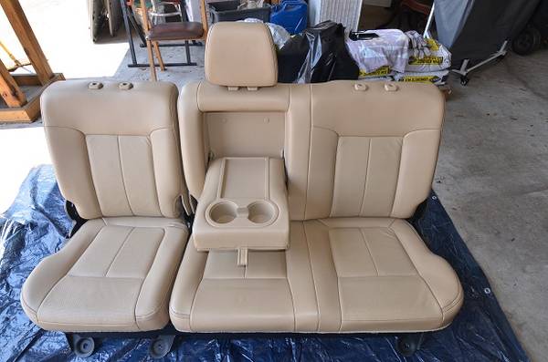 Photo FORD SUPERDUTY F350 F250 LEATHER CREW CAB REAR BENCH SEAT 2001-2016 $850