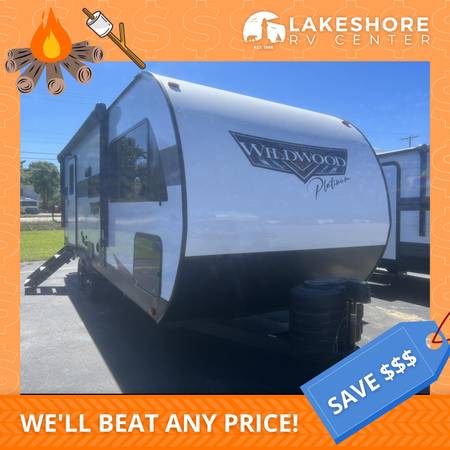 Photo HOT DEAL 2024 Wildwood 22RBSX Travel RV Cer Outdoor Approved $31988.00