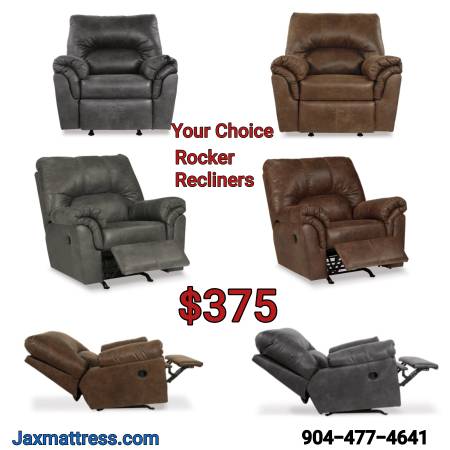 Photo New rocker recliners up to 30-50 off $375