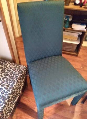 Parson Hunter green accent chair $30