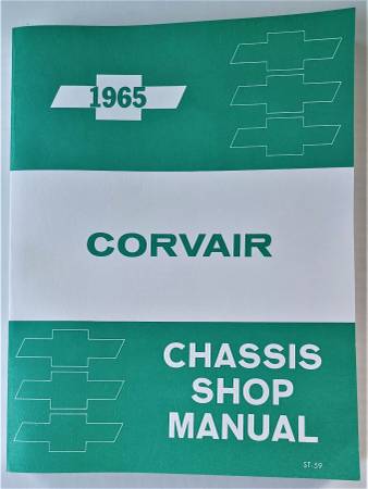 Photo Repair Manuals - Chevrolet Corvair $125