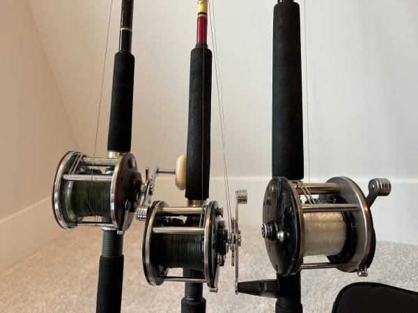 Saltwater fishing PoleReel Combos Sold all together $150