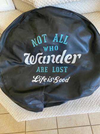 Photo Spare Tire Cover - Life Is Good $25