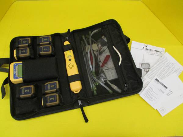 Photo Test-Um Inc JDSU LanScaper NT700 Cable Tester With Remote  Cable Mapp $150