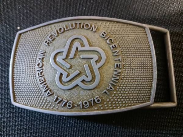 Photo 1776-1996 American Revolution Belt Buckle $12