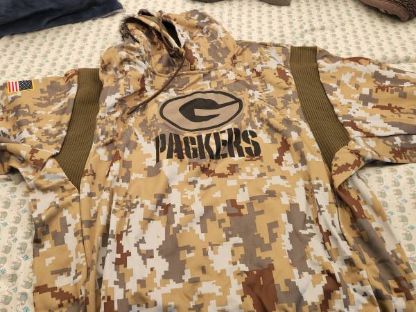 Green Bay Packers Salute to Service Hoodies $65