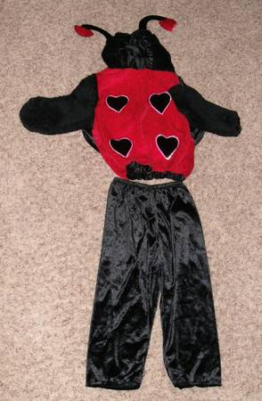 Photo Red and Black Lady Bug 2pc Dress Up Costume $10