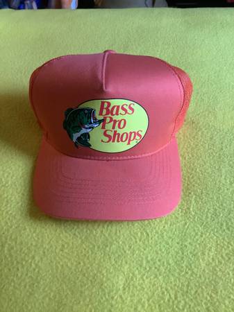 Photo Vintage Orange Bass Pro Shop Hat $10