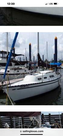 25 ft hunter sailboat 1978 $300