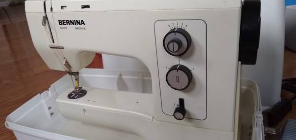 Photo Bernina 830 Record Sewing Machine With Case, Manual and Accessories $695