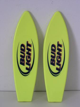 Photo Bud Light Beer Tap Handle Surfboard USA Made By Grimm NEW OLD STOCK $60