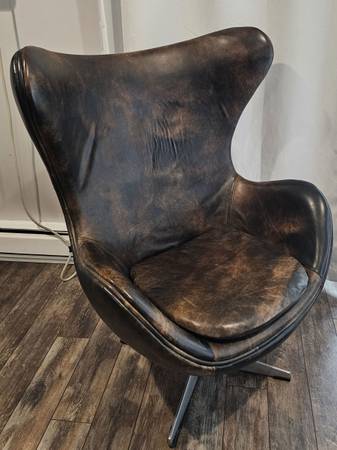 Photo Restoration Hardware Egg Chair $850
