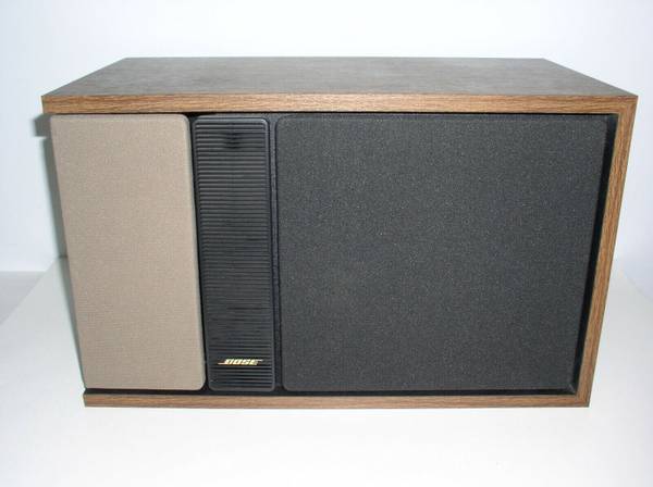 Photo Vintage 1982 Bose 301 Series II Speakers Set Of 2 Left  Right TESTED $400