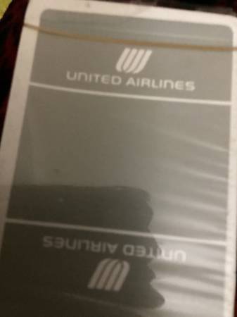 Photo Vintage United Airlines Deck of Cards $5