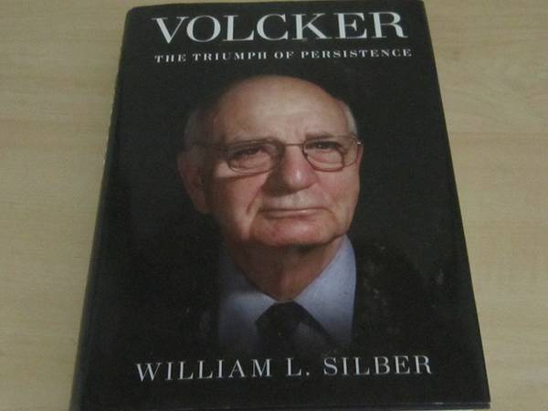 Photo Volcker The Triumph of Persistence - Wm Silber-Signed FREE Shipping $16