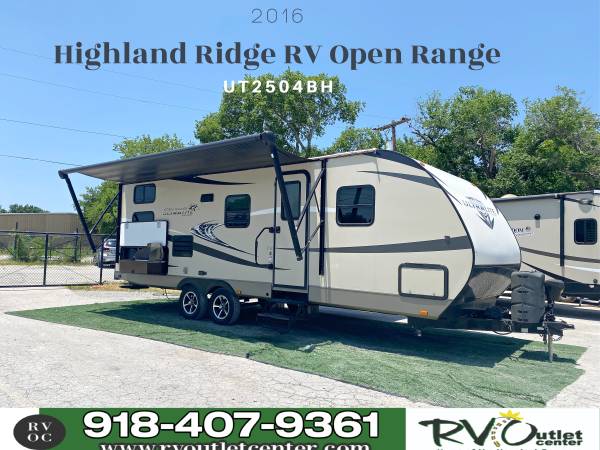 Photo 2016 Highland Ridge RV Open Range UT2504BH $180Monthly $18,999