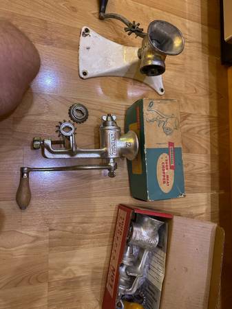 Photo Manual Food Meat Grinder Processor - Universal No 1, No 2, and E Model $15