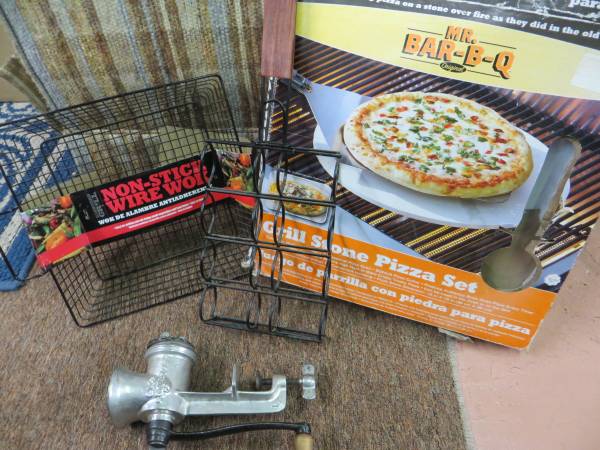 Photo BBQ and Summer Cooking Items, Hand Crank Meat Grinder $15