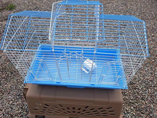 Photo Blue Wire Bird Cage $35