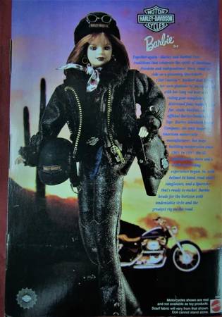 Photo Harley Davidson Barbie 1998 Collectors Edition 2nd in Set $30