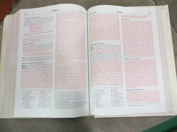 Photo New American Bible Catholic Family Edition Red Letter $10