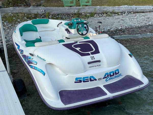 Photo Sea doo challenger boat and trailer $2,500