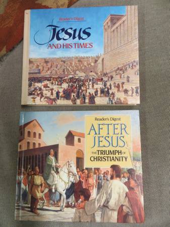 Photo Set of 2 Jesus and His Times  After Jesus Triumph of Christianity $20