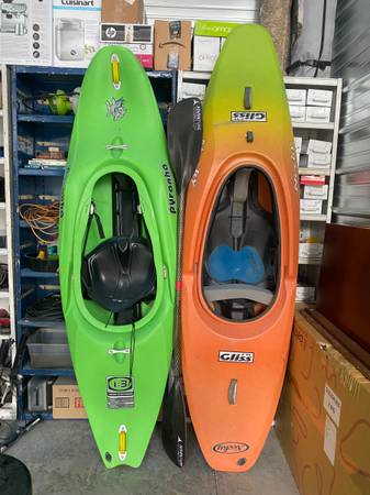 Whitewater Kayaks and Paddles $400