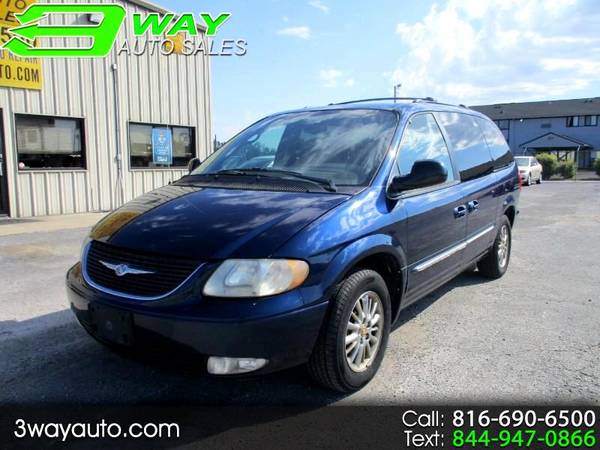 02 Chrysler Town & Country Mini van as low as 900 down and