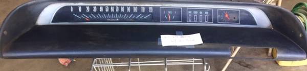 Photo 1964 Chevy Impala Bel Air Biscayne instrument cluster with Air Cond $125