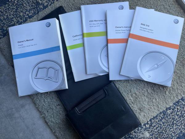 Photo 2013 VW Passat TDI Owners Manual $10