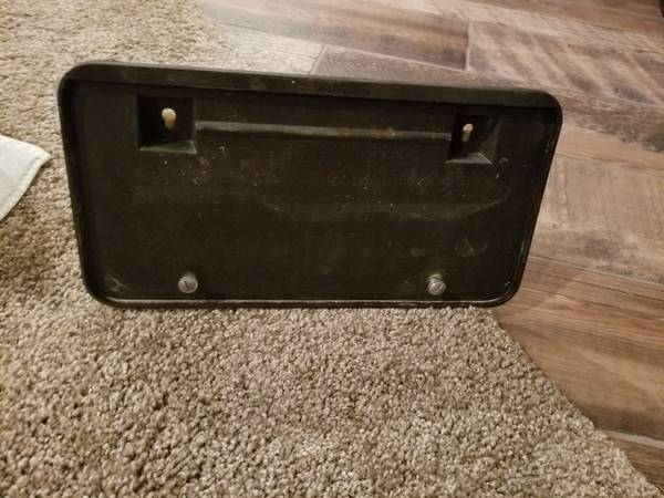 Photo 86-93 Fox body Mustang OEM Front License Plate Holder $20
