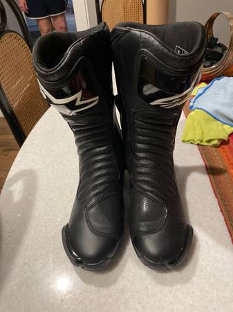 Photo Alpinestar motorcycle boots black size 11.5 $200