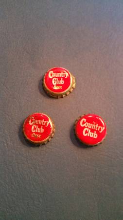 Photo Country Club Beer Bottle Caps - Cork Lined $2