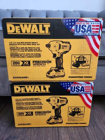 Photo DeWalt 20-Volt MAX XR Cordless Brushless 12 in. Impact Wrench Drills $500